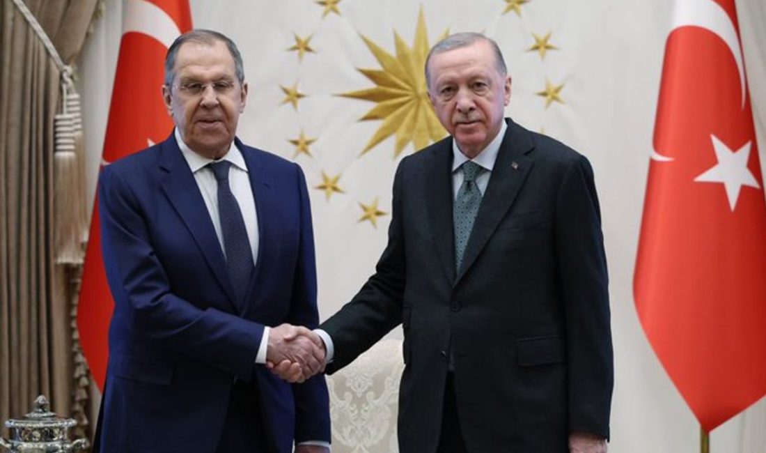 Cumhurbaşkanı Erdoğan, Rusya Dışişleri Bakanı Lavrov’u kabul etti. Görüşmede Ukrayna’daki