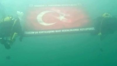 Trabzon İl Jandarma Komutanlığı ekipleri, 24 Şubat Trabzon’un kurtuluşunu mavi