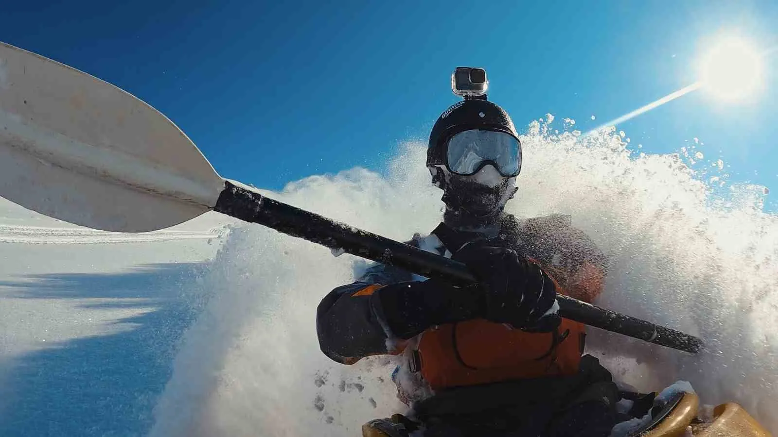 Milli kano sporcusu Keremhan Kara, Erzincan Ergan Dağı Kayak Merkezi’nde