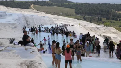 UNESCO Dünya Mirası Listesi'nde yer alan Pamukkale, Ramazan Bayramı ve