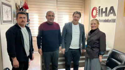 Erzurum Milletvekili Fatma Öncü, İHA Erzurum Bölge Müdürlüğü'nü ziyaret ederek