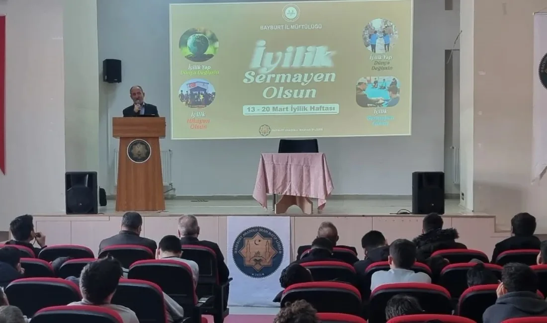 Bayburt İl Müftülüğü, Dr. Neşet Bodur'un konuşmacı olarak katıldığı konferansla