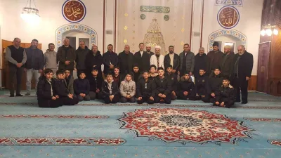 Şehit Sebahattin Bozo Ortaokulu’nda düzenlenen ‘Vakti Kuşanmak’ etkinliğinde öğrenciler sahur