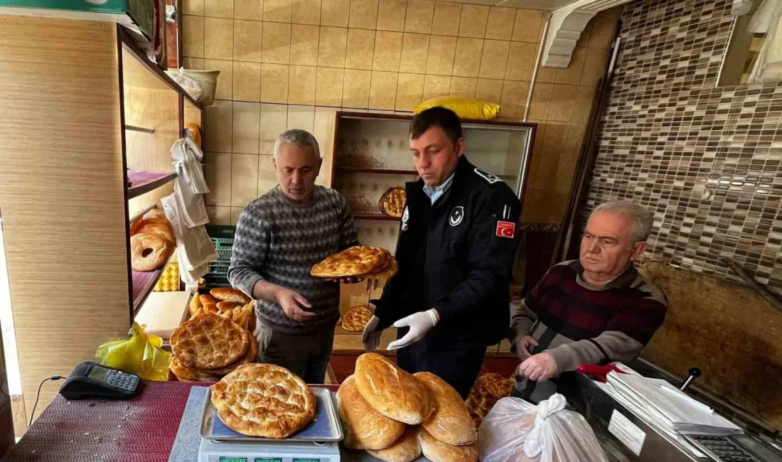 Bayburt’ta Ramazan ayında fırın denetimlerini gerçekleştiren Zabıta Müdürlüğü ekipleri, gramaj