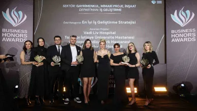 Vivin İnşaat, Business Honors Awards'ta beş ödül alarak büyük bir