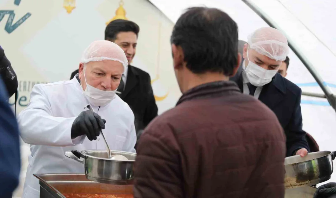 Erzurum Büyükşehir Belediye Başkanı Mehmet Sekmen, Ramazan Ayı'nda 5 bin