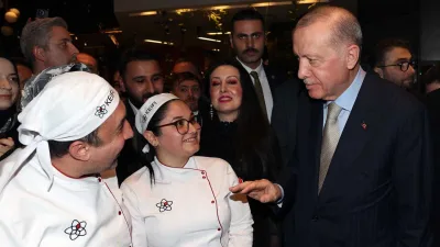 Cumhurbaşkanı Recep Tayyip Erdoğan, Beştepe Millet Sergi Salonu’nda düzenlenen Eğitim