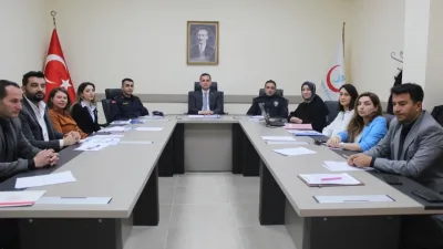 Demirözü Kaymakamı Yasin Şahin' in başkanlığında gerçekleşen Bağımlılıkla Mücadele İlçe