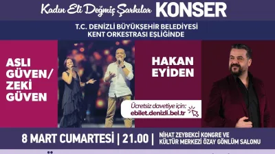 Denizli'deki 8 Mart etkinlikleri, Kadın Meclisi tarafından düzenlenecek konser, dans