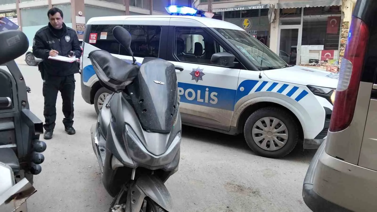 Samsun Bafra'da motosiklet devrildi, sürücü olan Furkan B. yaralandı. Kaza