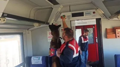 Erzurum jandarma ekipleri Doğu Ekspresi seferlerinde güvenlik için yolculardan gelen