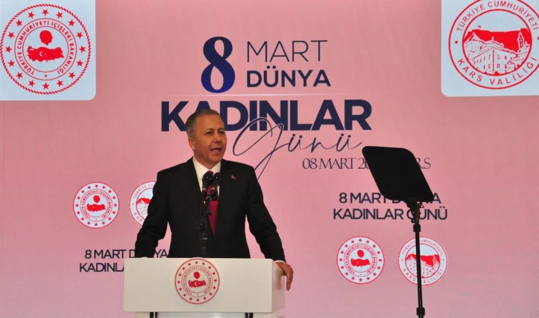 8 Mart Dünya Kadınlar günü nedeniyle Kars'ta Polis Evi'nde düzenlenen