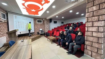 Çaybaşı İlçe Emniyet Amirliği, Ordu'da okul servis şoförlerine dolandırıcılık konusunda