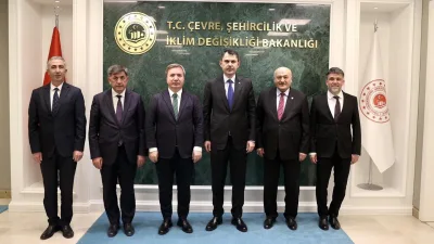 Erzincan heyeti, Bakan Murat Kurum'la bir araya geldi. Şehirde gerçekleştirilecek