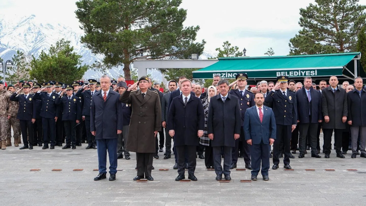 Erzincan'da 18 Mart Şehitleri Anma Günü ve Çanakkale Zaferi'nin 110.