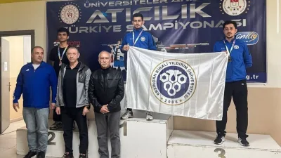 Erzincanlı atıcılık sporcularından Galip Berat Afal, Türkiye Şampiyonası'nda yeni rekor