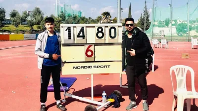 Erzincanlı sporcu Ahmet Berat Bozdemir gülle atmada Türkiye şampiyonu olurken,