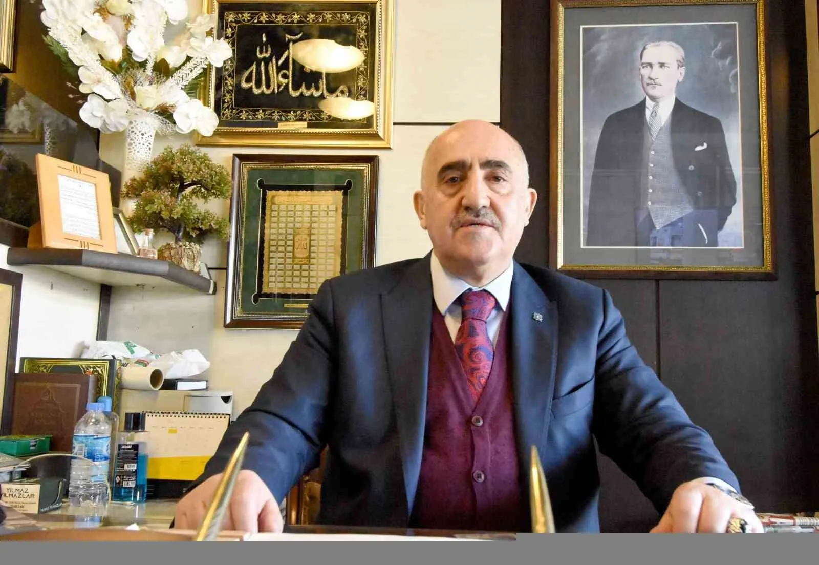Erzurum Kent Konseyi Başkanı Hüseyin Tanfer, Ramazan Bayramı dolayısıyla kutlama