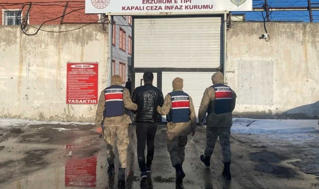 Erzurum'da Jandarma 134 aranan şahsı yakaladı. Jandarma, vatandaşların can ve