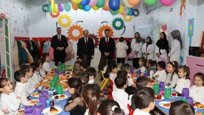 Oltu ilçesinde 4-6 yaş Kur’an Kursu'nda düzenlenen Tekne Orucu İftarı'nda