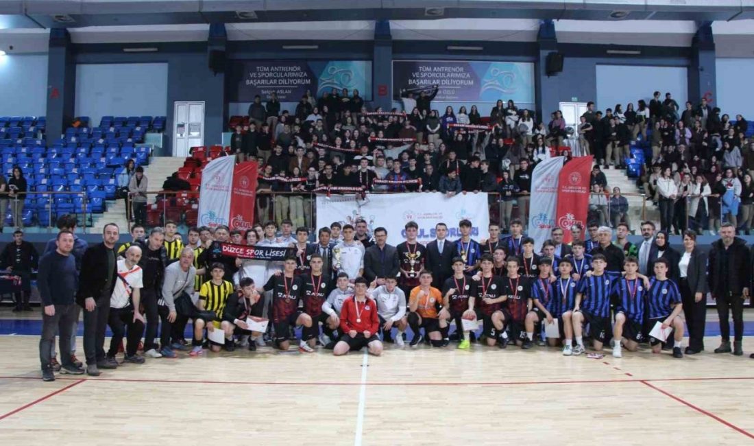 Okul Sporları Futsal Gençler A Müsabakaları, Düzce'de 27 takımın katılımıyla