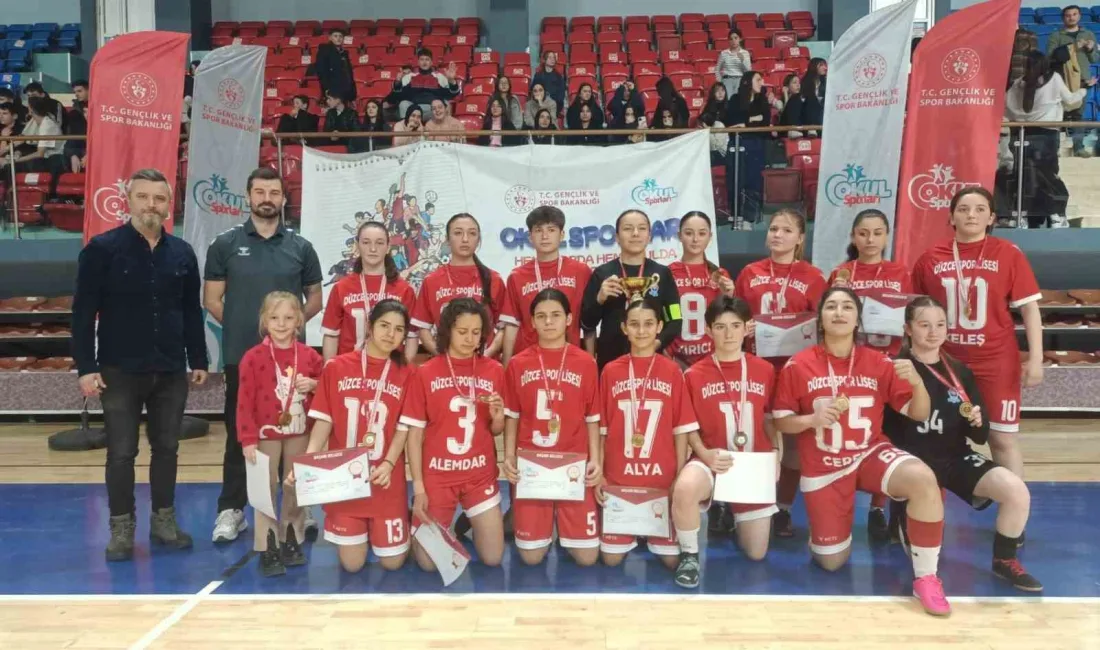 Düzce Spor Lisesi, Okul Sporları Genç Kızlar A Futsal müsabakalarında