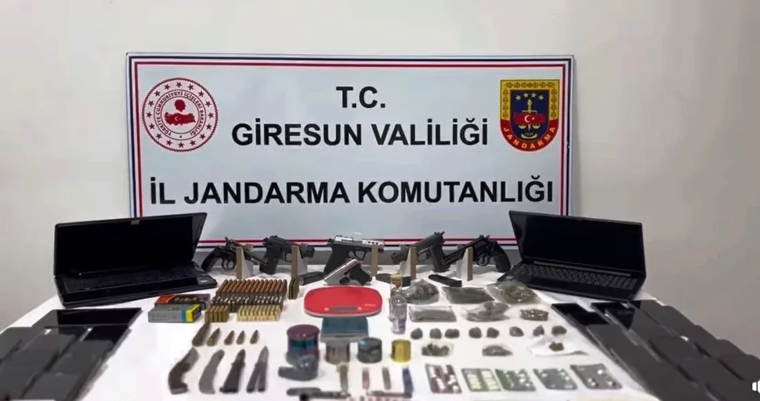 Giresun merkezli 9 ildeki uyuşturucu operasyonunda 24 kişi tutuklandı ve