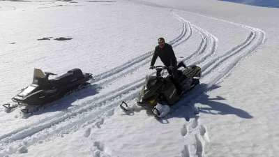Trabzonlu doğa ve macera tutkunları, sıcak hava nedeniyle Kar Motorları