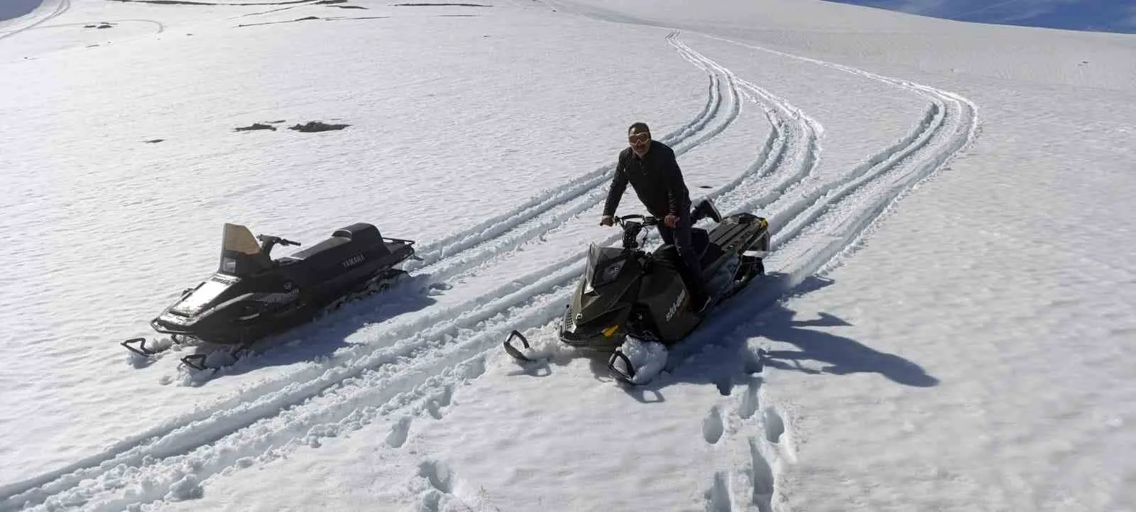Trabzonlu doğa ve macera tutkunları, sıcak hava nedeniyle Kar Motorları
