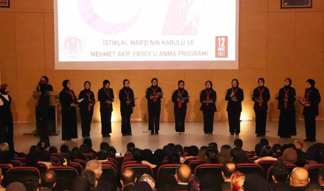 12 Mart'ta İstiklal Marşı'nın Kabulü ve Mehmet Akif Ersoy'u Anma