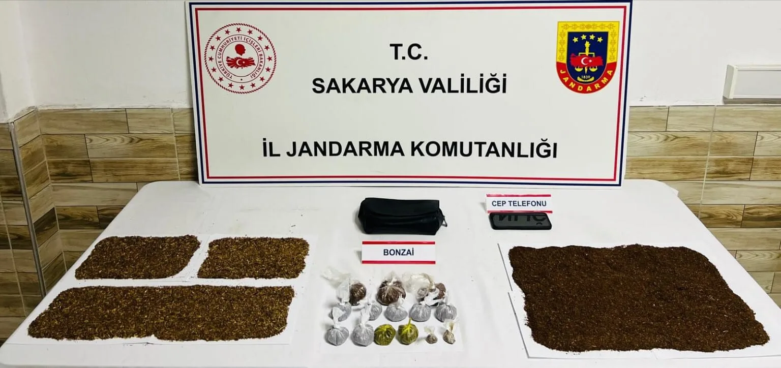 Sakarya'nın Karasu ilçesinde jandarmanın düzenlediği operasyonda, uyuşturucu ticareti yapan ve