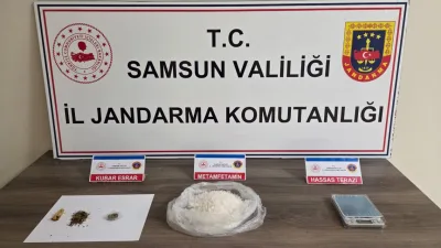 Samsun'un Terme ve Canik ilçelerinde jandarma tarafından yapılan operasyonlarda M.A.