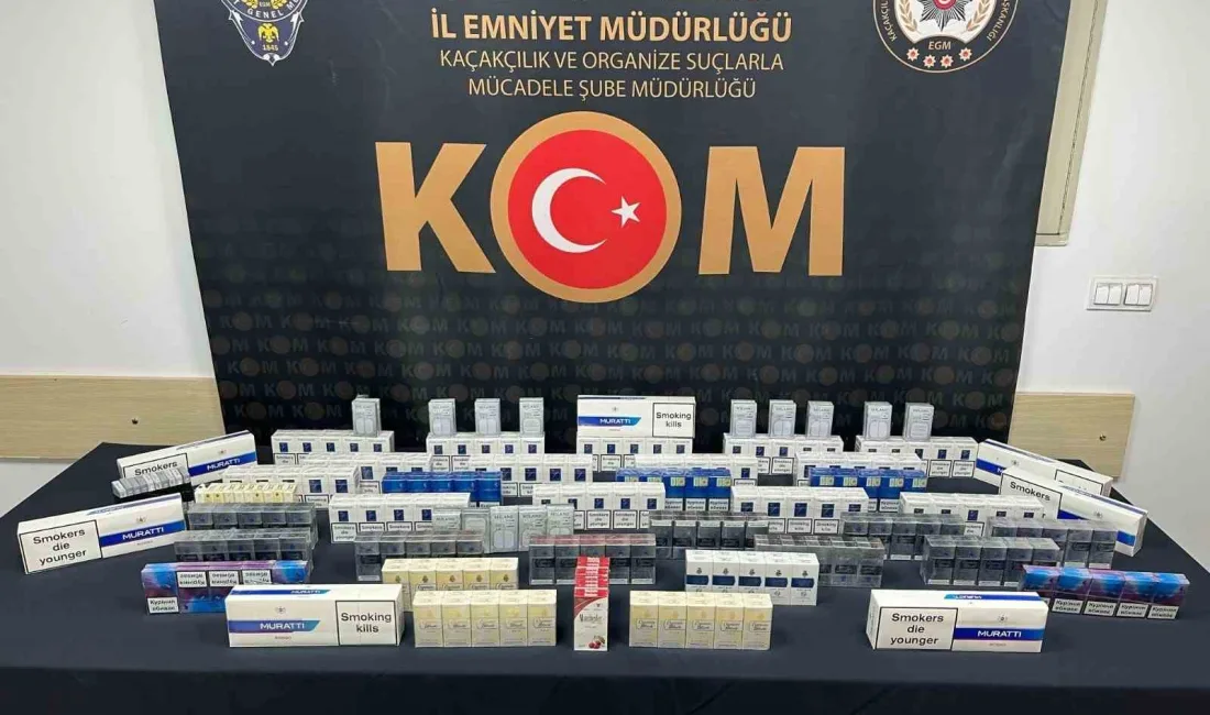 Kastamonu'da polis ekipleri, tütün kaçakçılığı operasyonunda 448 paket gümrük kaçağı