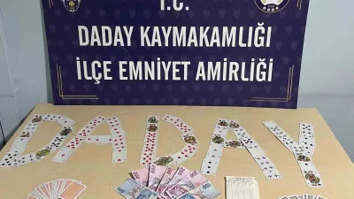 Kastamonu'da Daday ilçesinde kumar oynanan kıraathaneye polis baskını düzenlendi, 5