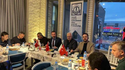 Erzurum'da Makine Mühendisleri Odası tarafından düzenlenen iftar programında, sektör profesyonelleri