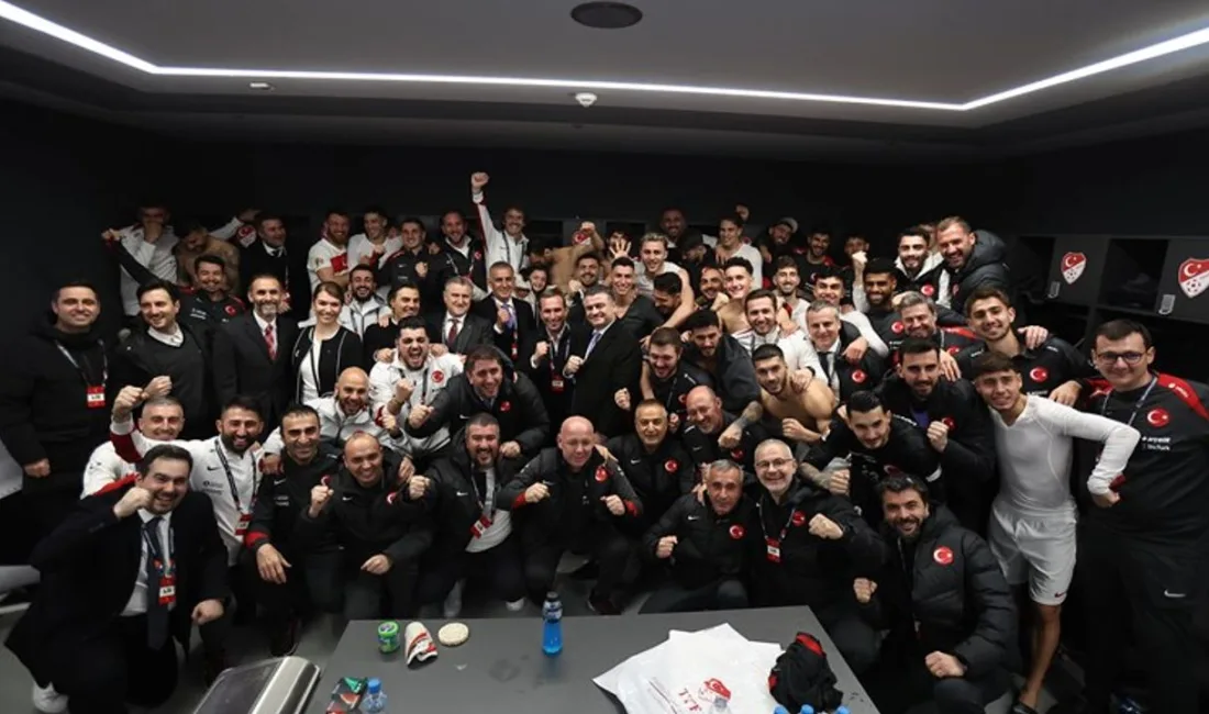 Cumhurbaşkanı Recep Tayyip Erdoğan, UEFA Uluslar Ligi play-off turunda 3-1