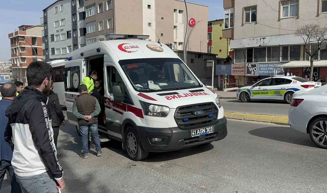 Darıca'da motosiklet, karşıya geçmeye çalışan kadına çarptı. Kaza Kazımkarabekir Mahallesi'nde