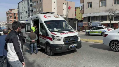 Darıca'da motosiklet, karşıya geçmeye çalışan kadına çarptı. Kaza Kazımkarabekir Mahallesi'nde