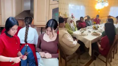 Erzincan'daki Hürriyet Mesleki ve Teknik Anadolu Lisesi öğrencileri, "Bir Tabak