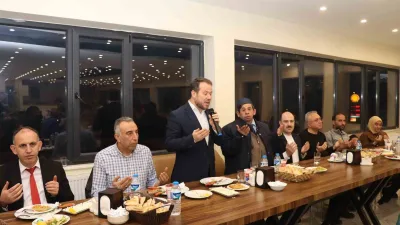 Erzurum'un Oltu ilçesinde Kaymakam Mustafa Çelik, özel gereksinimli bireylerle iftar