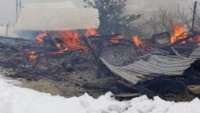 Ünye ilçesinde ahşap evde çıkan yangında Sultan ve Abdullah Karayiğit