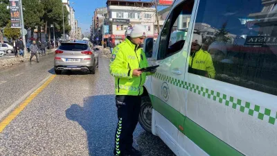 Ordu'da yapılan trafik denetimlerinde son bir haçta 21 bin 854