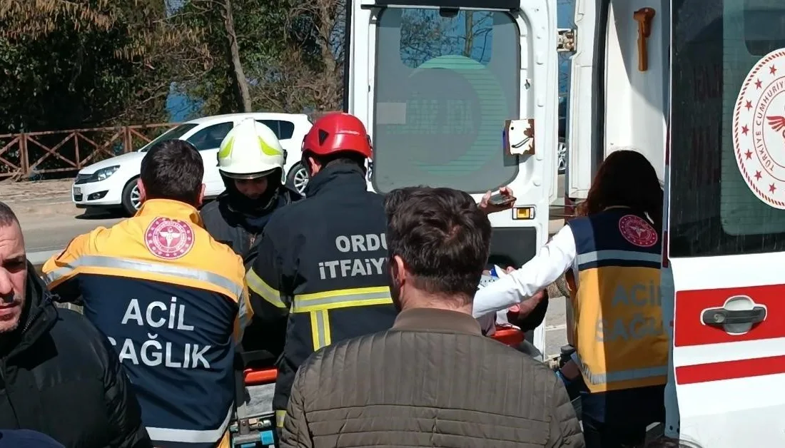 Ünye'de yaşanan trafik kazasında, İsmail Kıraç yönetimindeki minibüs ile Sueda