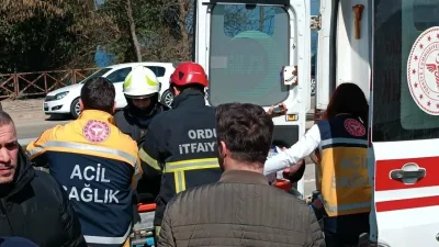 Ünye'de yaşanan trafik kazasında, İsmail Kıraç yönetimindeki minibüs ile Sueda