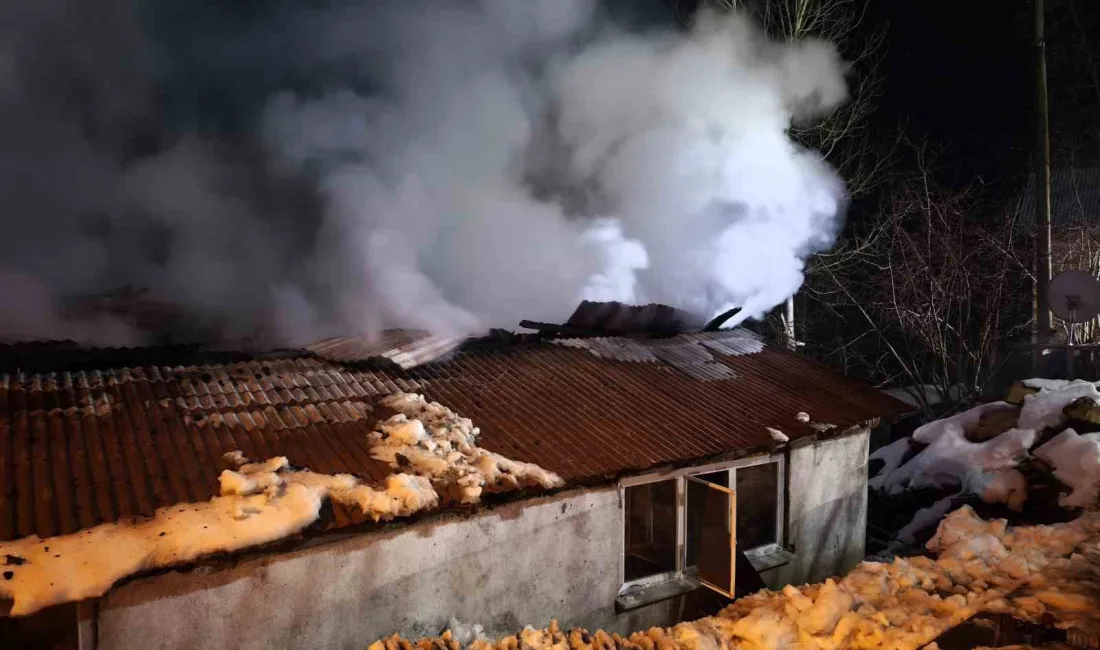 Ordu'nun Ünye ilçesindeki yangında Mustafa Tütüncü'ye ait ev kullanılamaz hale