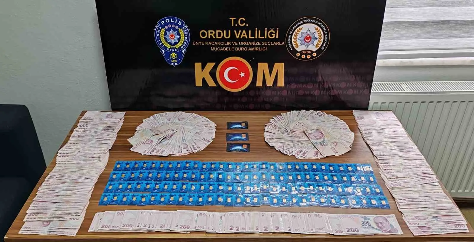 Ordu'da sahte altın operasyonunda T.G. isimli şüpheli tutuklandı. 123 adet