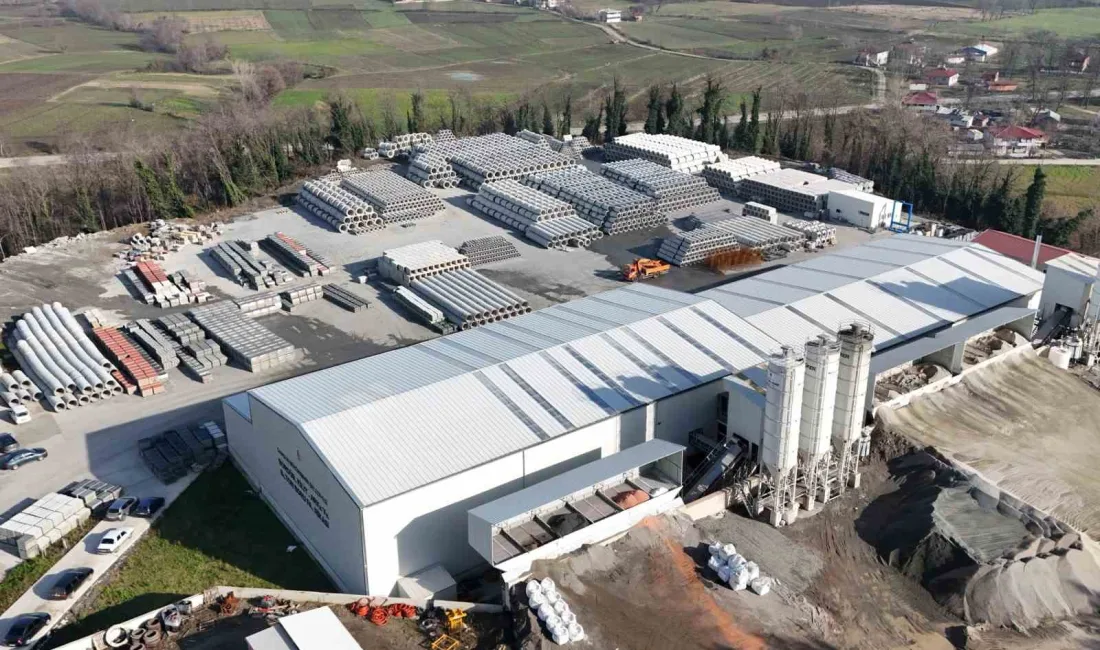 Samsun Büyükşehir Belediyesi'nin Kurduğu Kilit Parke, Bordür ve Beton Boru