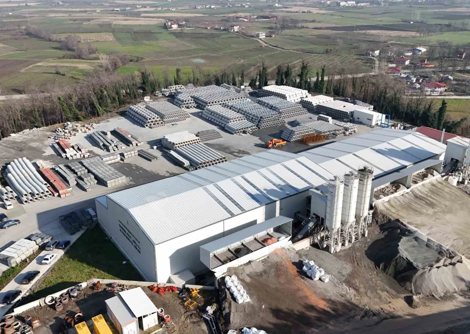 Samsun Büyükşehir Belediyesi'nin Kurduğu Kilit Parke, Bordür ve Beton Boru