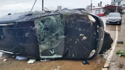 Rize'nin İyidere ilçesinde Yaylacılar Köyü'nde meydana gelen kazada Rize Veliköyspor