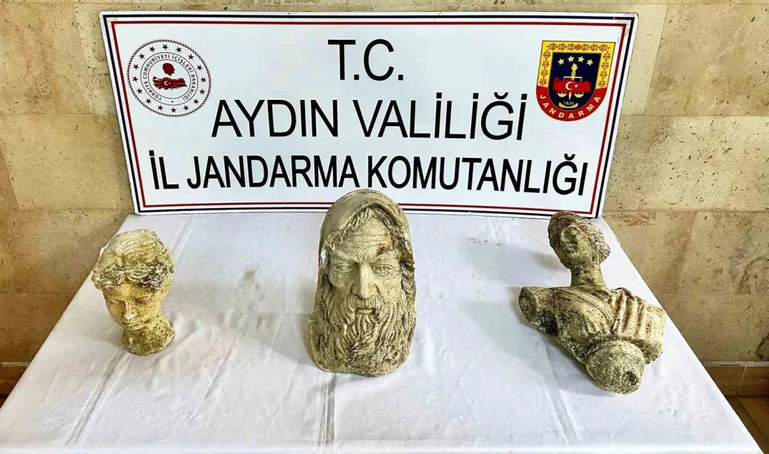 Aydın’ın Germencik ilçesinde Roma dönemine ait eserleri 200 bin dolara